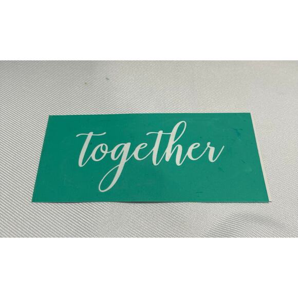 Chalk Couture Used  5X7 ‎  Reusable  Transfer " So Blessed, Thankful, Tog… - Picture 6 of 7